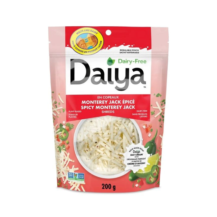 Daiya Shreds Spicy Monterey Jack Dairy Free 200g