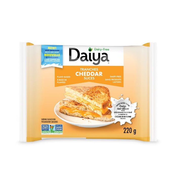 Daiya Slices Cheddar Style Dairy Free 220g