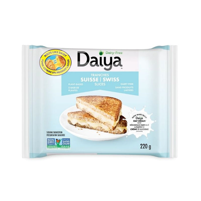 Daiya Slices Swiss Dairy Free 220g