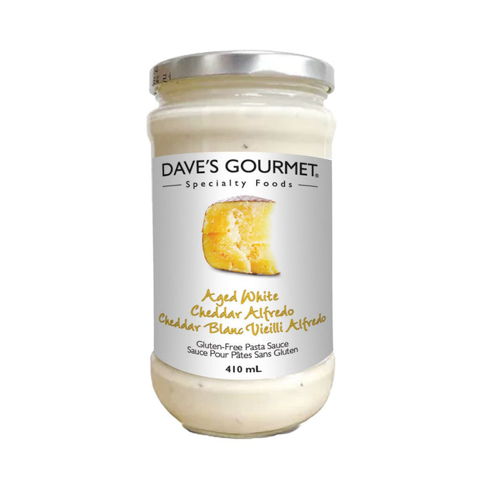 Dave'S Gourmet Org Pasta Sauce Aged Cheddar Alfred 410 ML