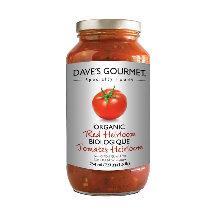 Dave's Gourmet Organic Red Heirloom Pasta Sauce 737g
