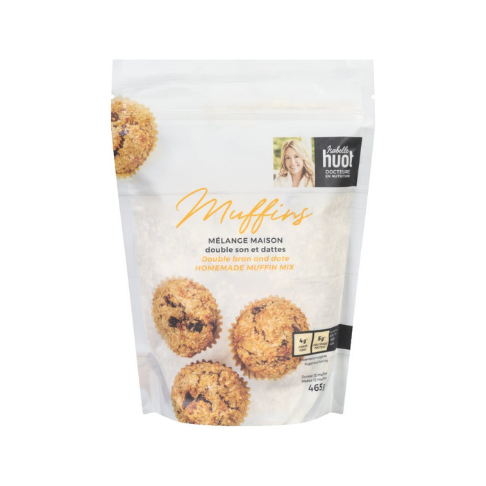 Dr Isabelle Huot Muffin Mix Double Bran & Date 465g