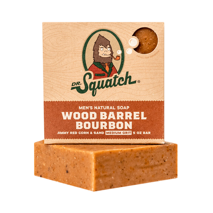 Dr Squatch Soap Wood Barrel Bourbon 141g