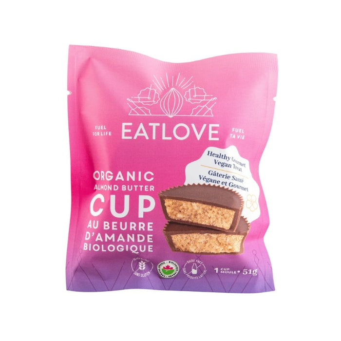 Eat Love Organic Almond Cups 52G