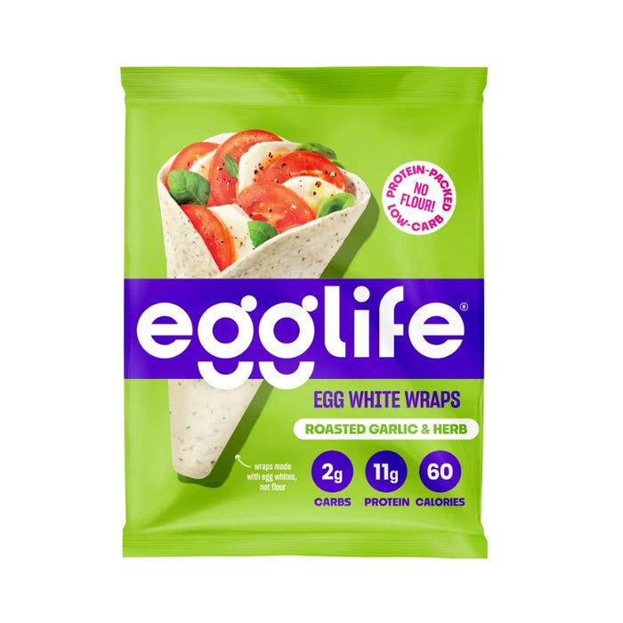 Egglife Wraps Roasted Garlic & Herb 170G