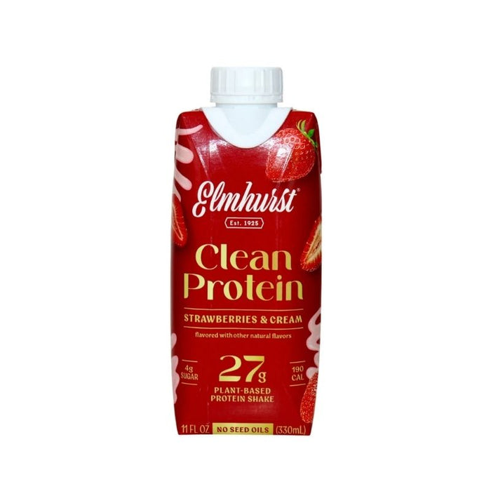 Elmhurst Clean Protein Cashew Strawberry 330Ml 330 ML