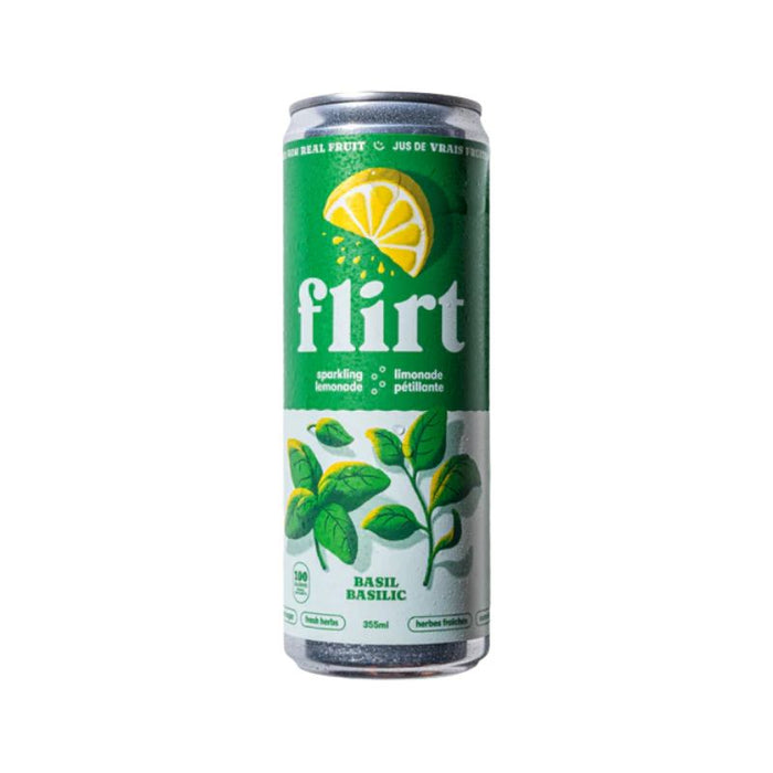 Flirt Sparkling Lemonade Basil 355ml