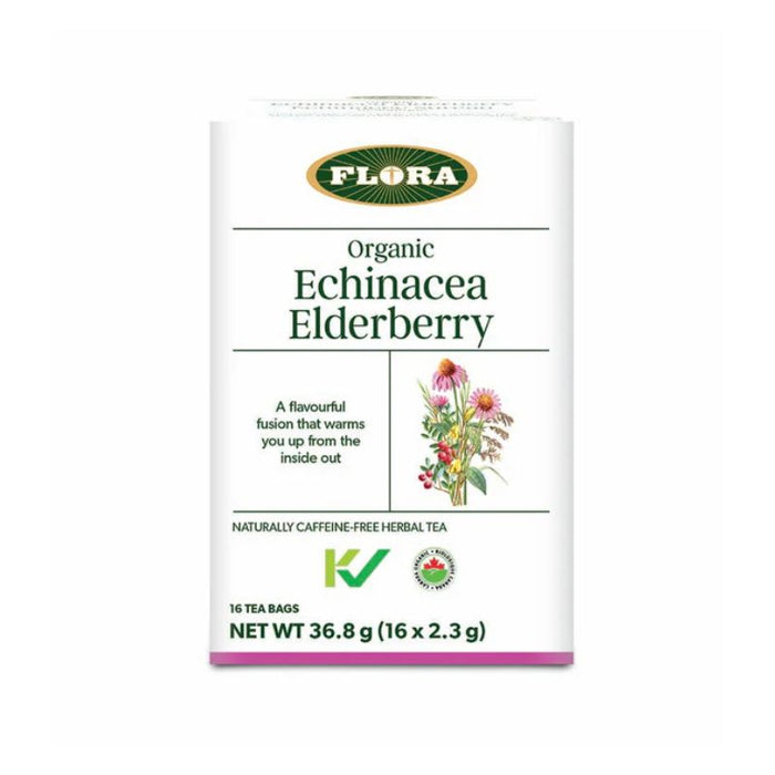 Flora Tea Echinacea Elderberry 16Bags