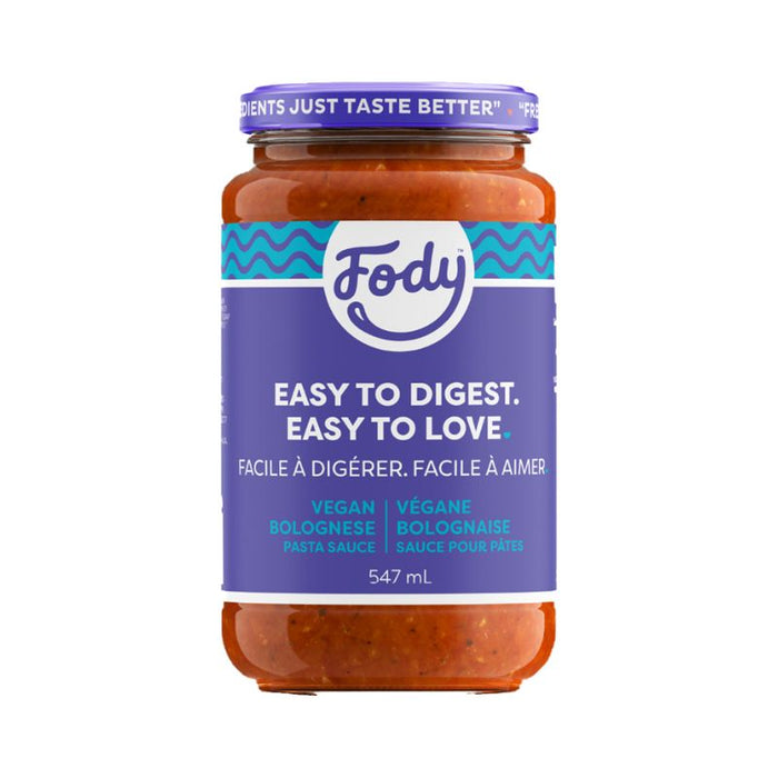 Fody Foods Premium Vegan Pasta Sauce Bolognese 547g