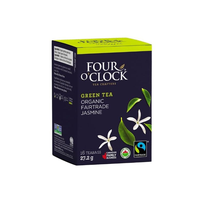 Four O'Clock Organic Jasmine Green Tea 16 teabags