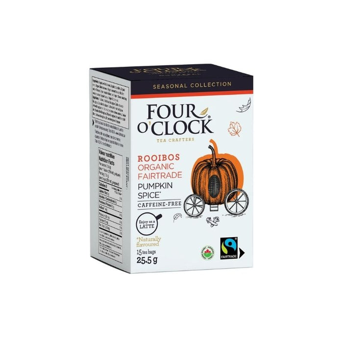 Four O'Clock Rooibos Tea Pumpkin Spice (Seasonal) 15 Teabags
