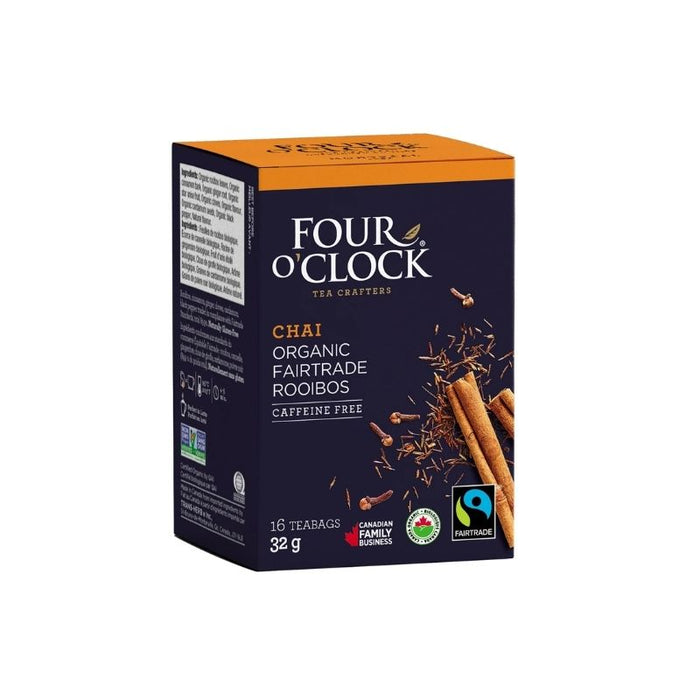 Four O'Clock Rooibos Chai Tea 16 Teabags