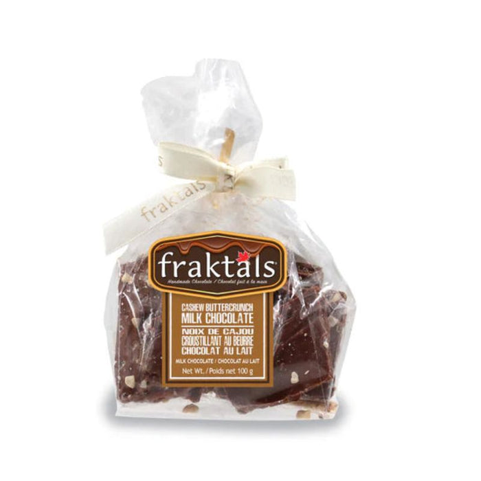Fraktals Cashew Buttercrunch Milk Chocolate 100g