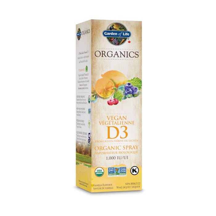 Garden of Life Organics D3 Spray 58ml