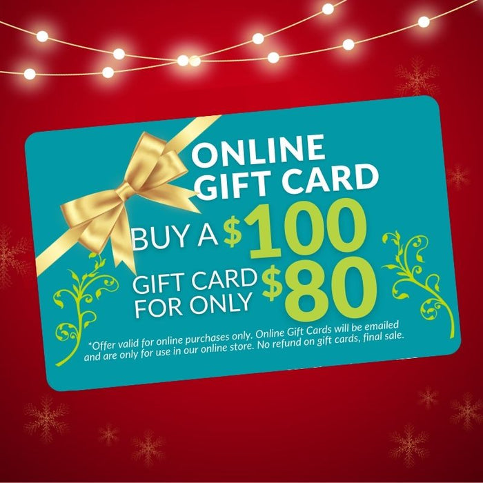 ONLINE GIFT CARD - Natural Food Pantry Gift Card $100 for $80