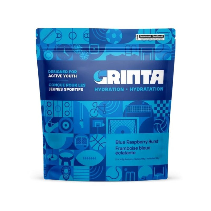 Grinta Hydration Drink Mix Blue Raspberry 145G 145 GRAMS