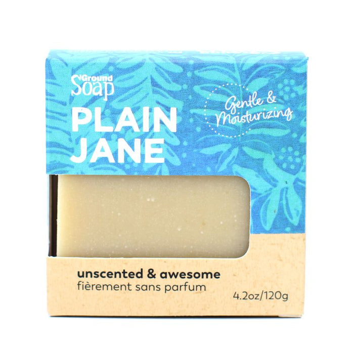 Ground Soap Bar Plain Jane 120g