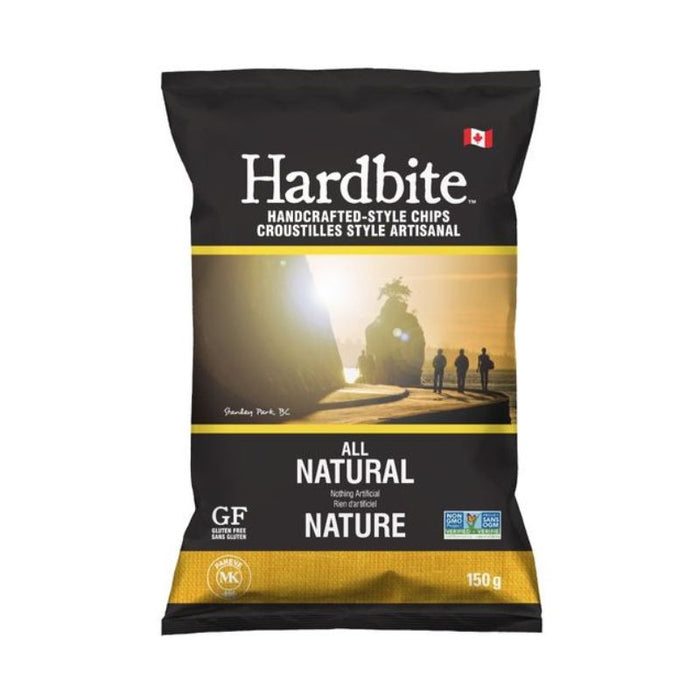 Hardbite Potato Chips All Natural Gluten Free 150G