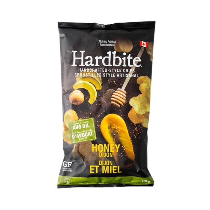 Hardbite Potato Chips Honey Dijon Avocado Oil Gluten free 128 GRAMS