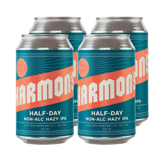 Harmon's Non-Alcoholic Hazy IPA Half Day 4pk (355ml)