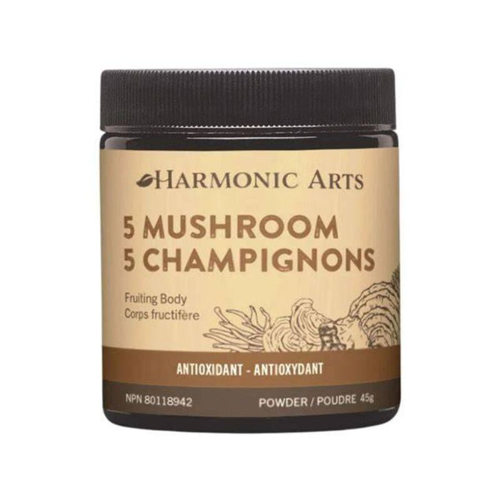 Harmonic Arts Organic 5 Mushroom Powder 45g