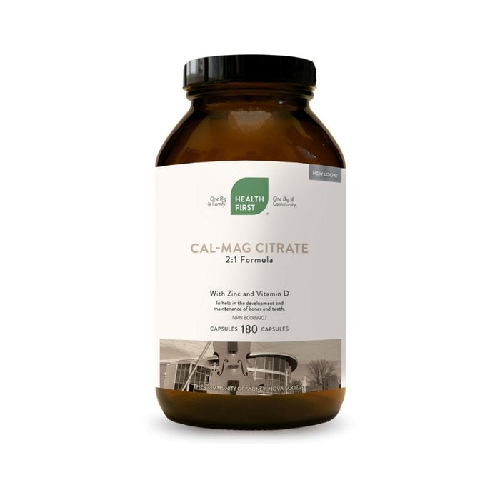 Health First Cal Mag Citrate 180Caps