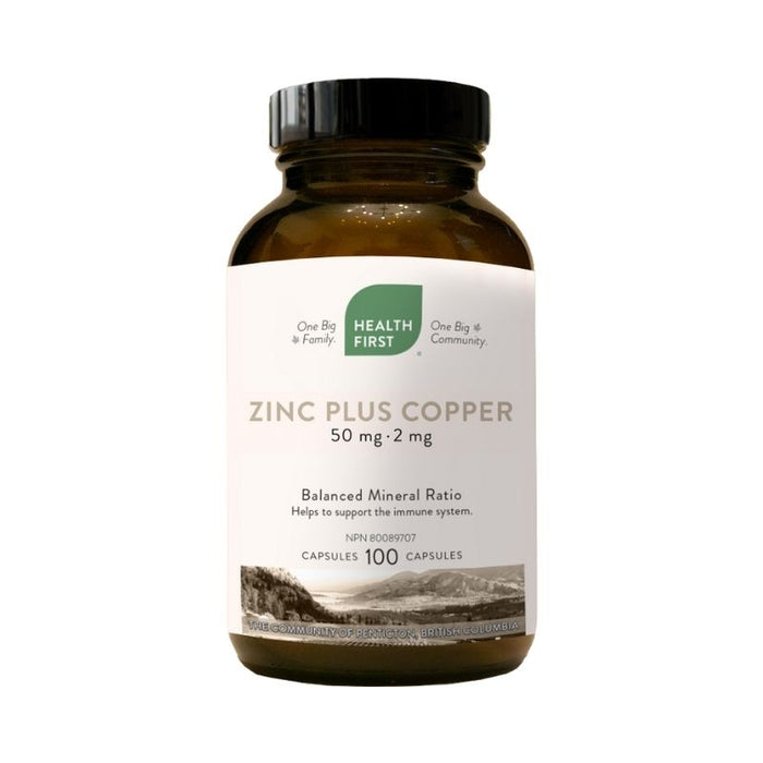 Health First Zinc + Copper 100 caps