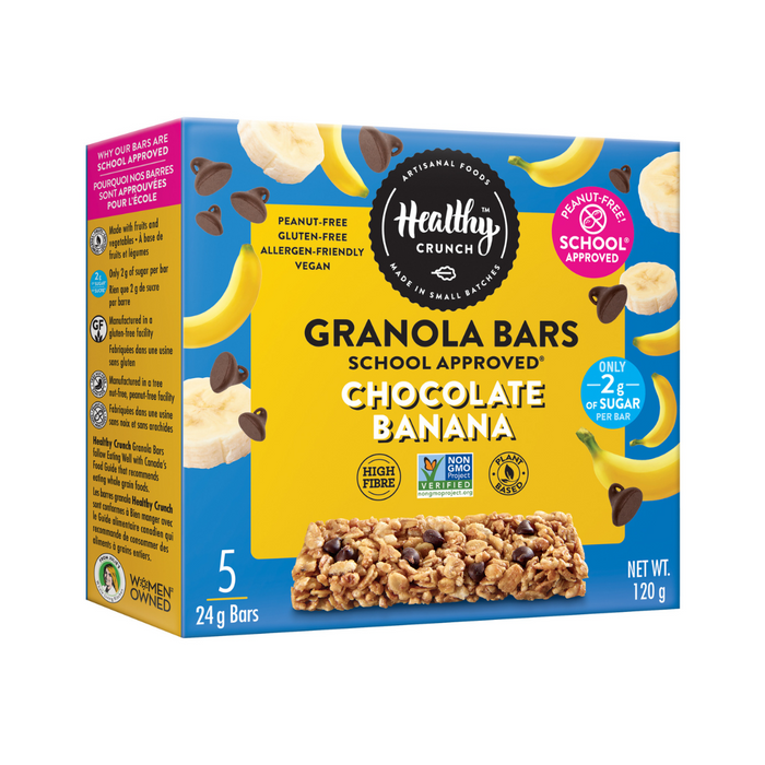 Healthy Crunch - Chocolate Banana Granola Bars 5x24g