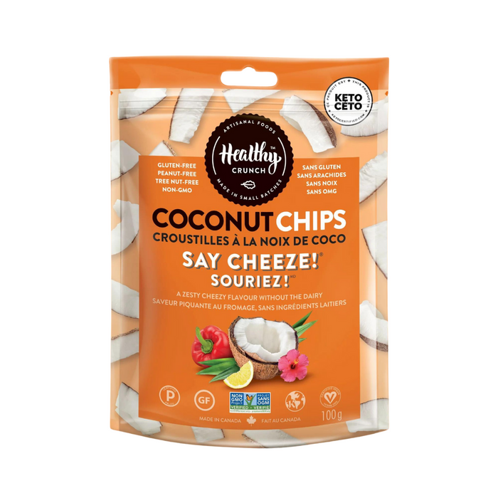 Healthy Crunch - Say Cheeze! Coconut Chips 100g