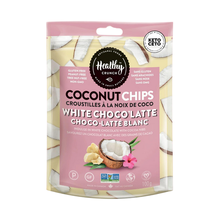 Healthy Crunch - White Choco'Latte Coconut Chips 100g