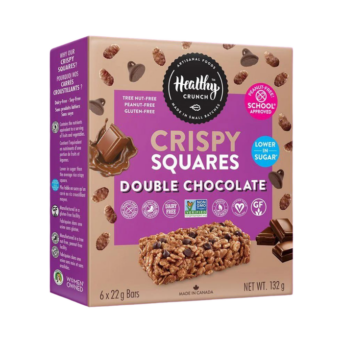 Healthy Crunch Crispy Squares - Double Chocolate