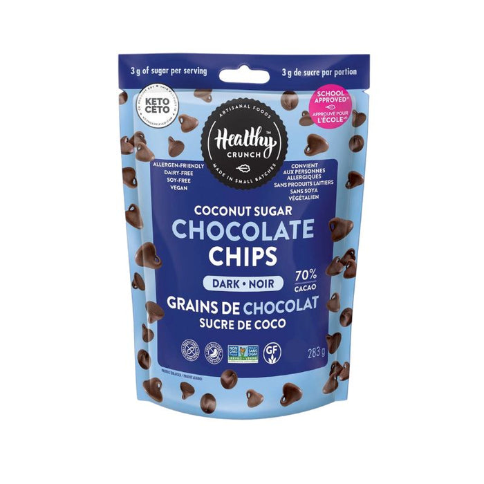Healthy Crunch Vegan Chocolate Chips Coconut Sugar 283g