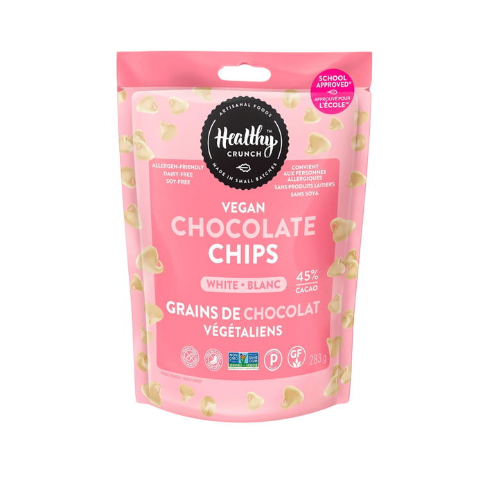 Healthy Crunch Vegan Chocolate Chips White 283g