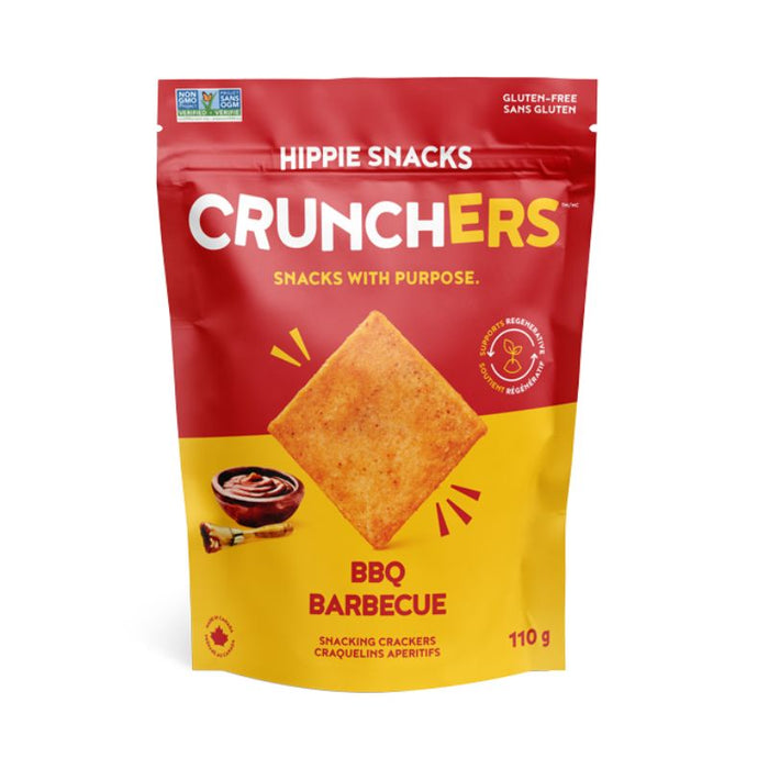 Hippie Snacks Crunchers BBQ 110g