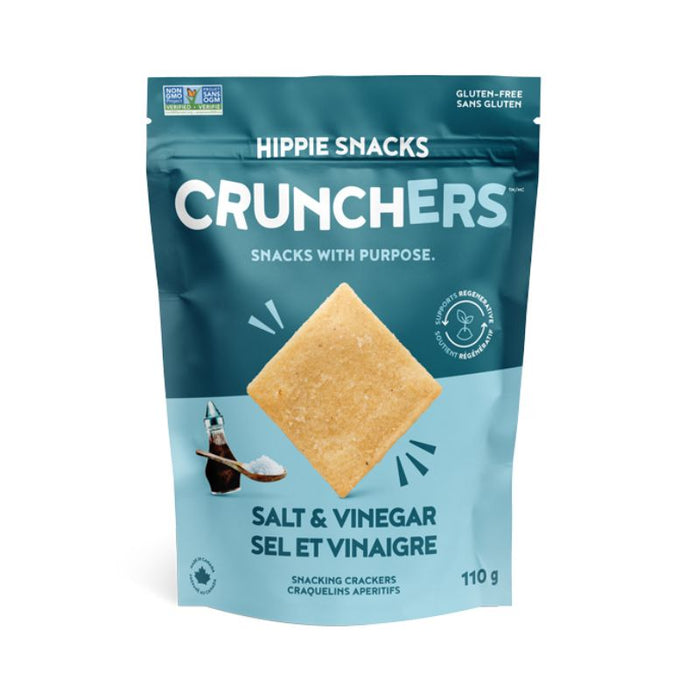 Hippie Snacks Crunchers Salt And Vinegar 110g
