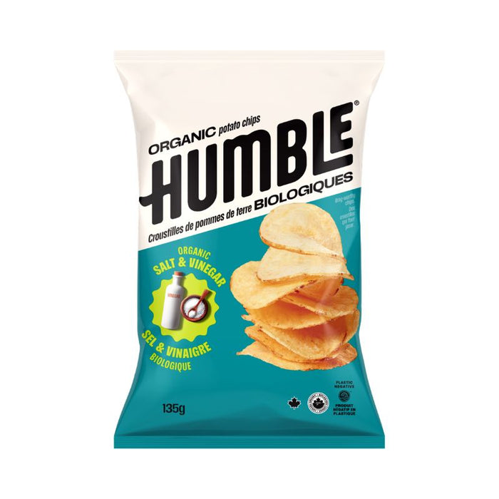 Humble Potato Chips Sea Salt & Cider Vinegar 135g
