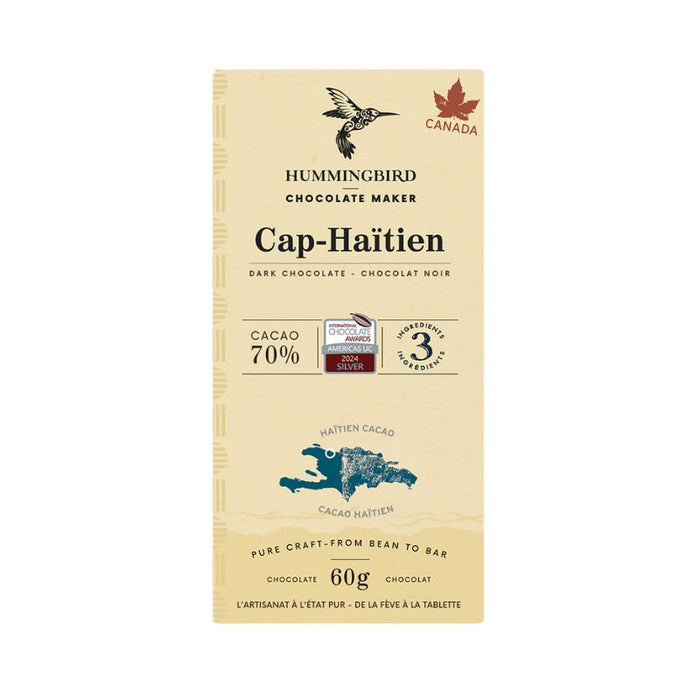 Hummingbird Chocolate Bar Haitien 60G