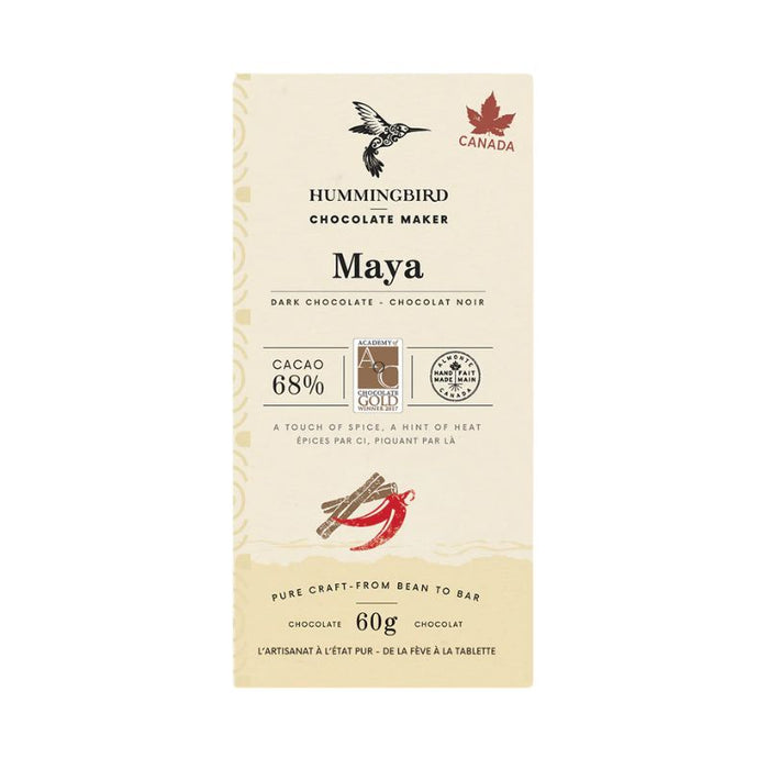 Hummingbird Chocolate Bar Mayan Spice 60G