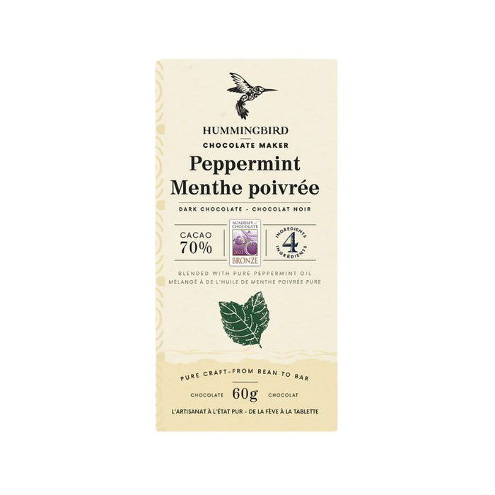 Hummingbird Chocolate Bar Peppermint 60g