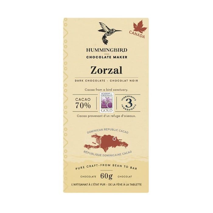 Hummingbird Chocolate Bar Zorzal 60G