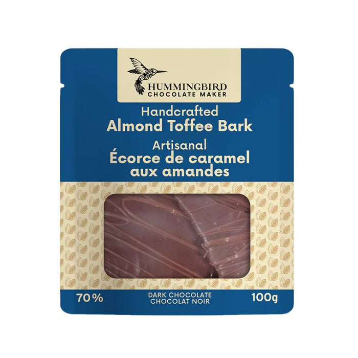Hummingbird Chocolate Bark Almond Toffee 100G