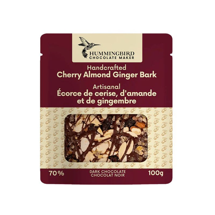 Hummingbird Chocolate Bark Cherry Almond 100G