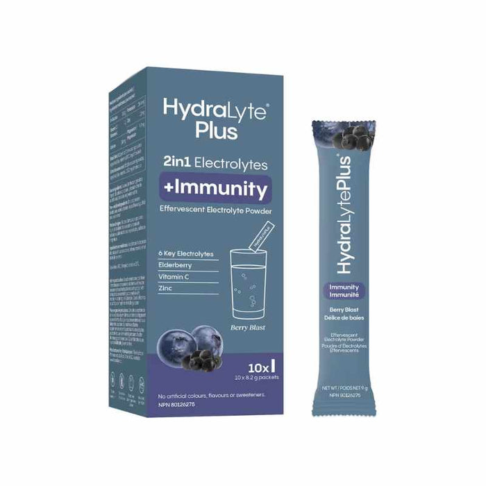 Hydralyte Plus Elderberry Immune Berry Blast 10 count