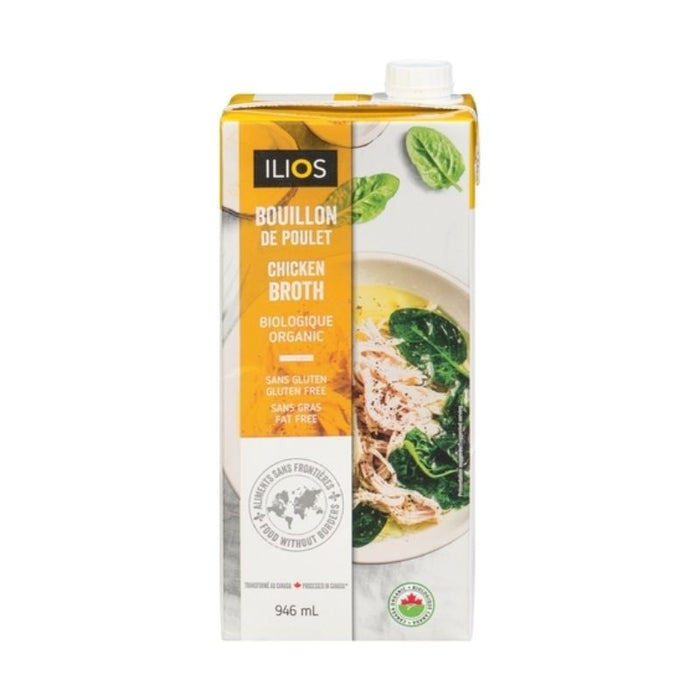 Ilios Organic Broth Chicken 946 ML