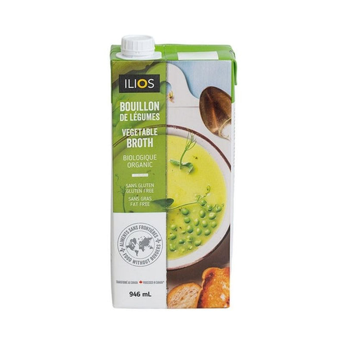 Ilios Organic Broth Vegetable 946 ML