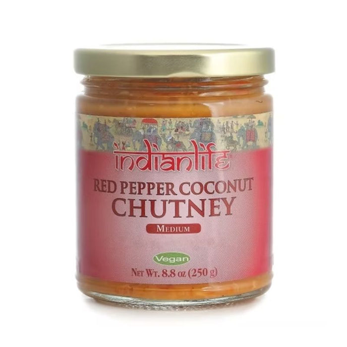 Indian Life Chutney Red Pepper Coconut 250ml