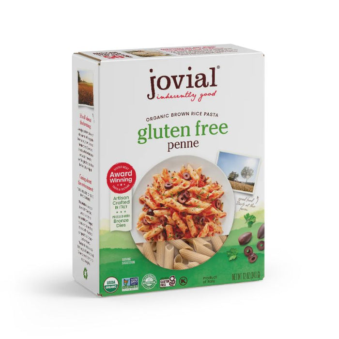 Jovial Organic Gluten Free Brown Rice Penne Rigate 340G