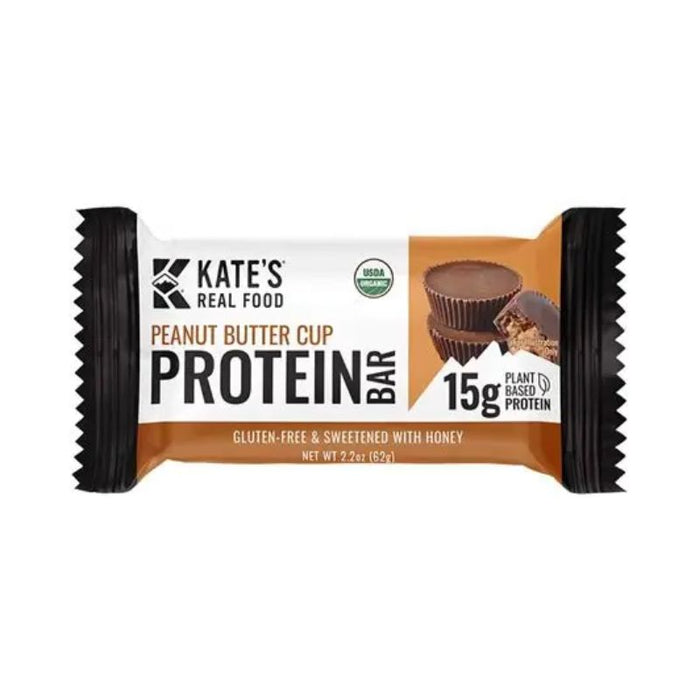 Kate's Real Food Protein Bars Peanut Butter Cup 62 GRAMS