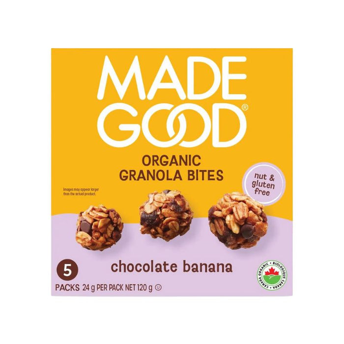 Made Good Organic Granola Bites Chocolate Banana 5X24g