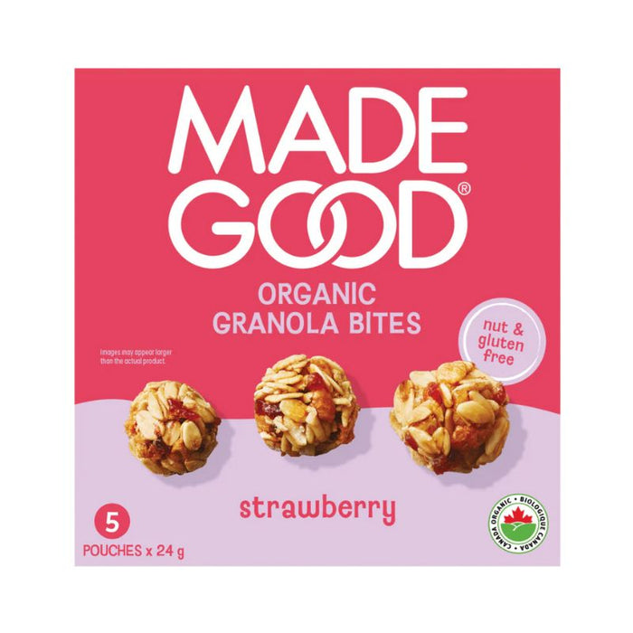 Made Good Organic Granola Bites Strawberry 5x24g
